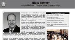 Desktop Screenshot of kremerlaw.com